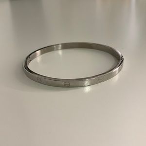 Cartier  dupe bracelet silver